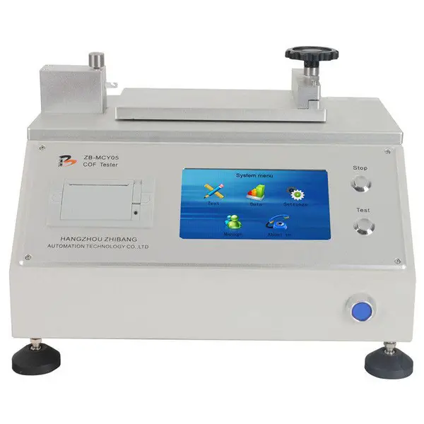 ZB-MCY05摩擦系数测定仪薄膜纸张纺织品等产品静摩擦系数动摩擦力测试仪器