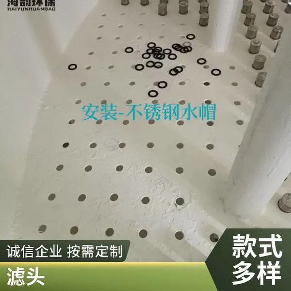 钛合金排水帽 过滤池滤头 304不锈钢集水帽 M30丝扣 定做