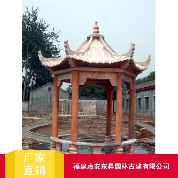 东昇中式景区石雕亭子_抗氧化悔花石雕亭子批量供应
