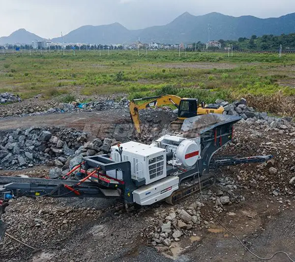 TC116履带颚破移动站移动破碎设备迈科路重工
