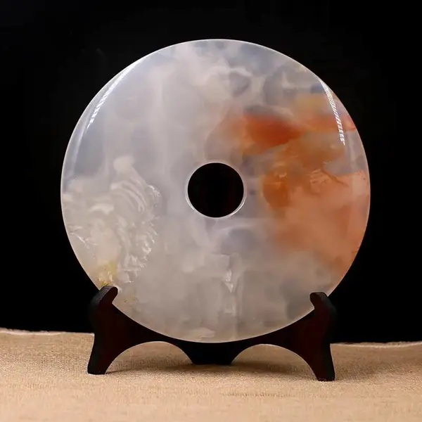 广西定制玉石平安扣，平安扣摆件，山水画平安扣纪念品- 供应商网