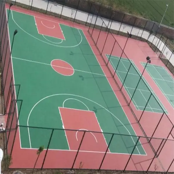 硅pu塑胶 体育场塑胶地面 承接球场地面工程