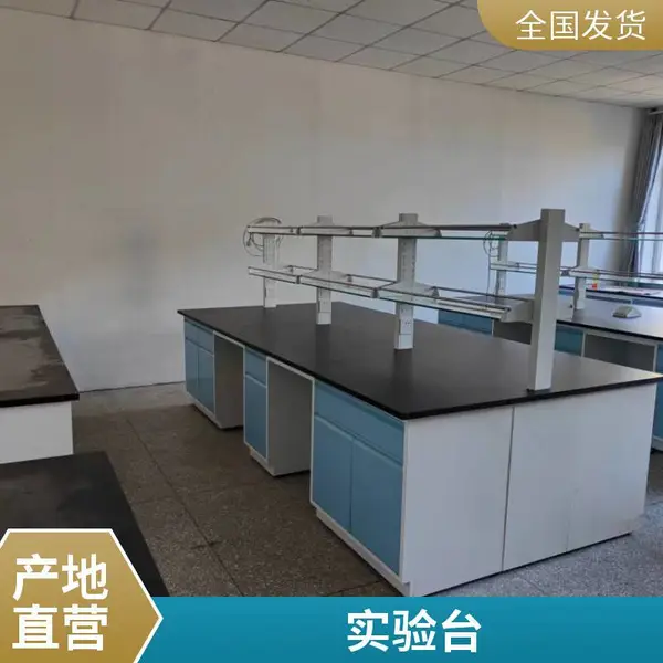 全钢实验台中央台 钢木边台 实验室家具 免费测量 规划设计
