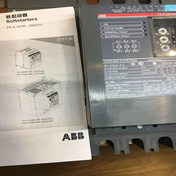 销售原装ABB紧凑型软启动器PSR37-600-70