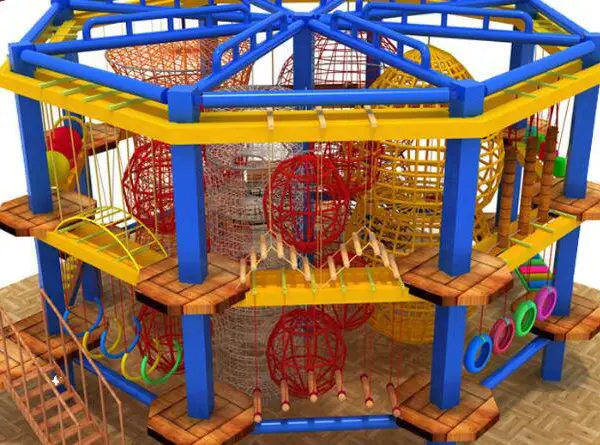 绳网探险拓展器械 天空步道团建设备 历奇探险生产厂家