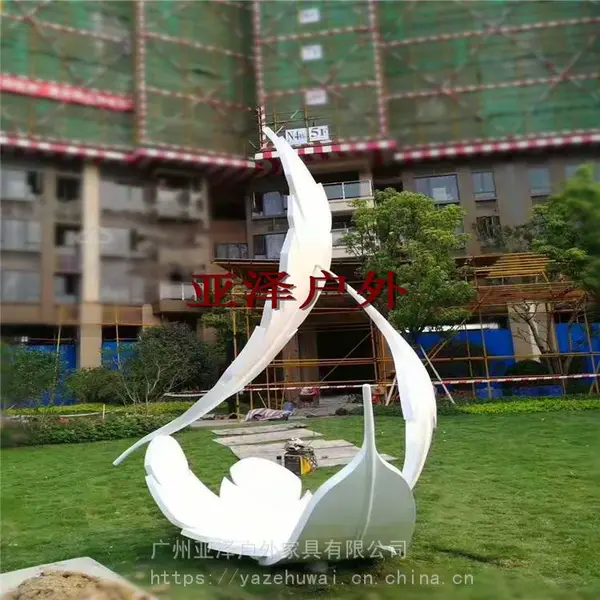 重庆 不锈钢城市建筑地标雕塑 酒店不锈钢金属抽象雕塑 商业中心不锈钢发光雕塑