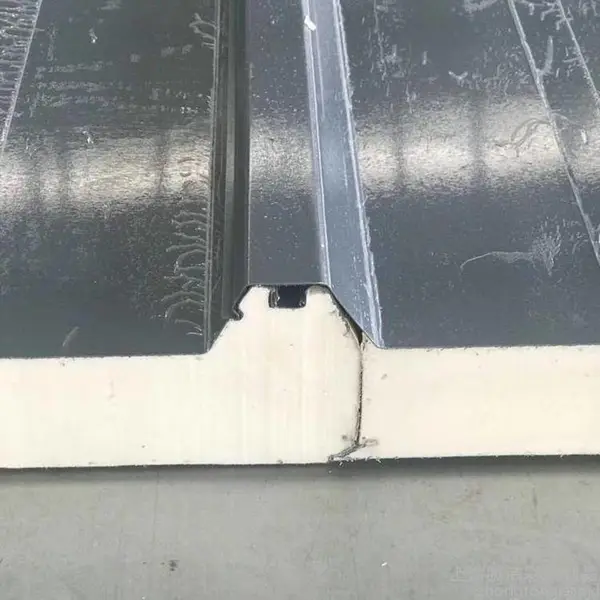 碧水 聚氨酯侧封岩棉板 白灰 防火保温外墙板153-6634-3926