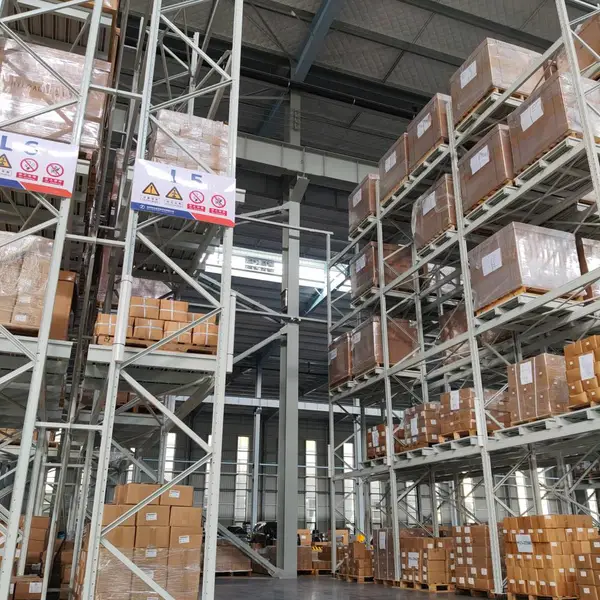 河南洛阳机电设备货架农产品货架成品仓横梁货架高强度