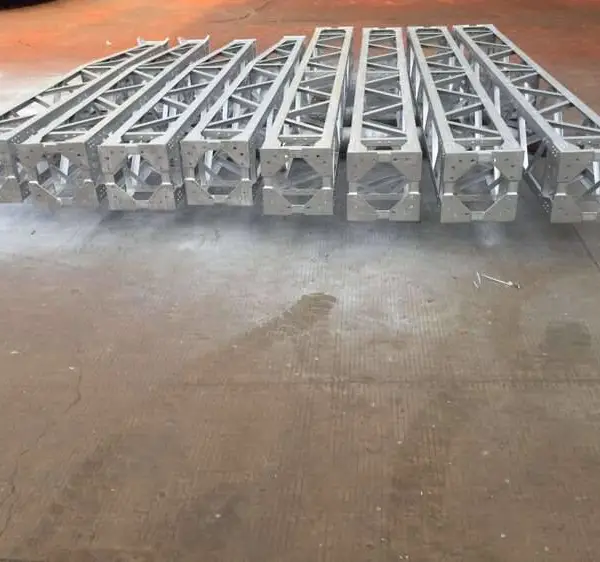 厂家直销扬州聚泉牌 LBN 300*300铝合金格构式内悬浮抱杆 独角单扒杆