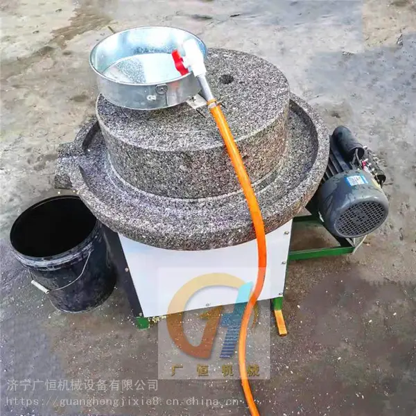 定制杂粮面粉石磨机 新型石盘式香油石磨 低转速电动磨浆机磨面机