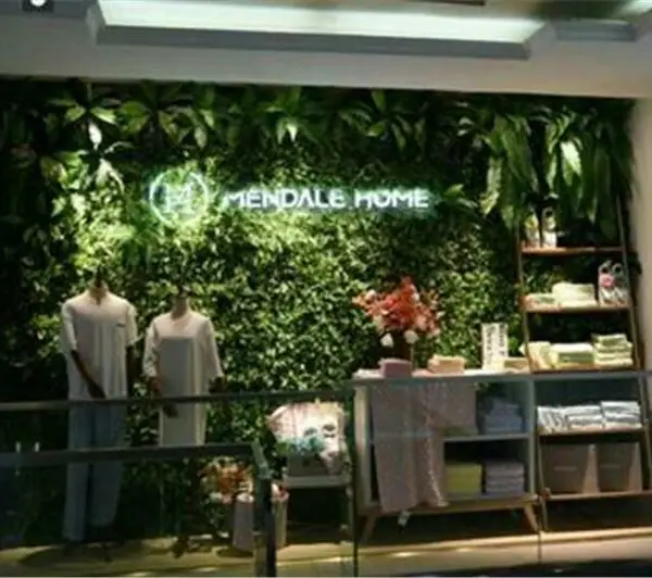 人造仿真植物墙带花小尤加利装饰门店室内人工绿化塑料绿植背景墙