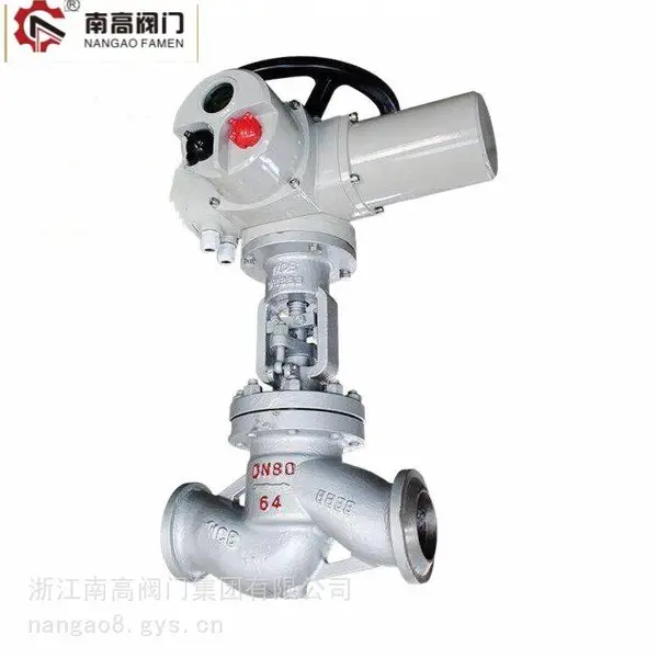 南高阀门供单电动截止阀J961Y-16C铸钢材质 密封性能好