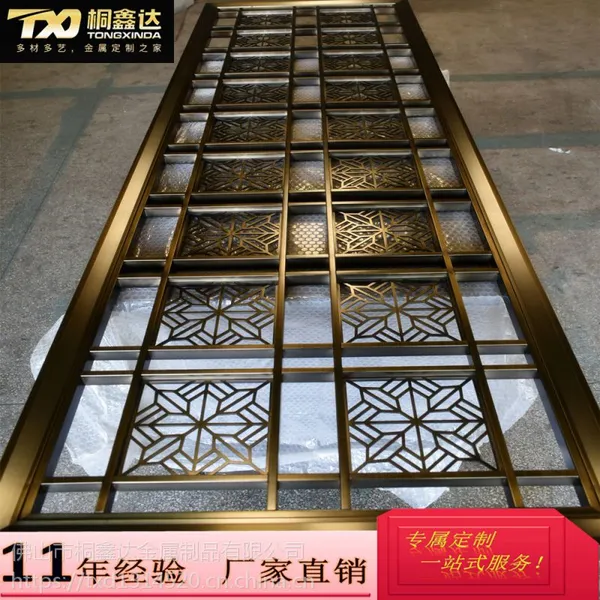 佛山不锈钢屏风厂家 不锈钢屏风隔断 专业制造 样式颜色可定制