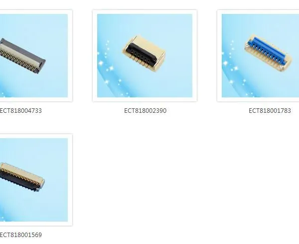 代理电连ECT品牌FPC连接器