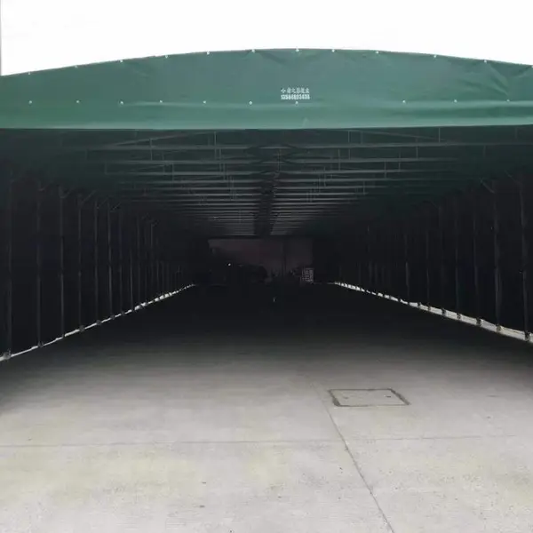 推拉雨棚户外伸缩排挡雨篷大型活动厂房汽车电动车遮阳帐篷定做