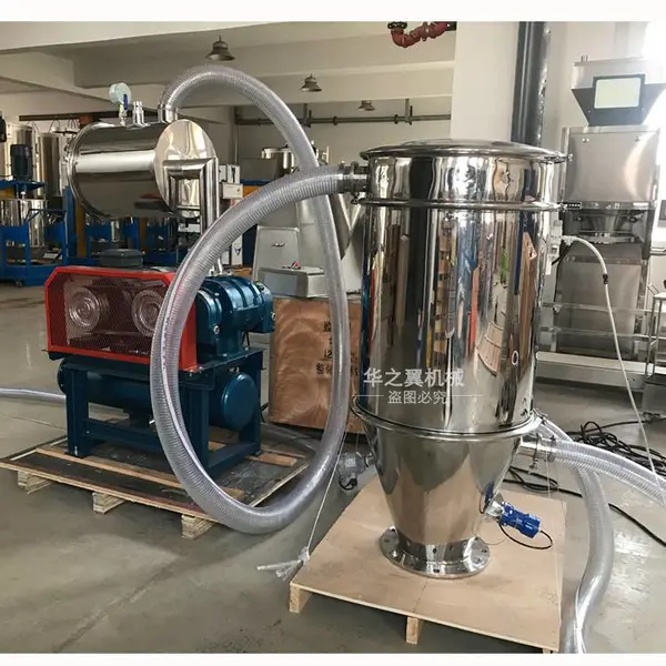 11KW大吸力分体式吸粉机罗茨风机设计华之翼机械生产吸料机