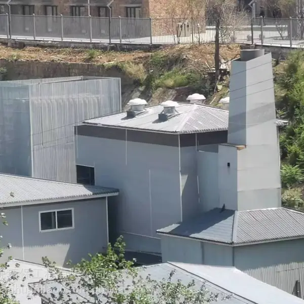 昇源环保钢化炉车间噪音治理、钢化炉风机隔音降噪、噪声处理