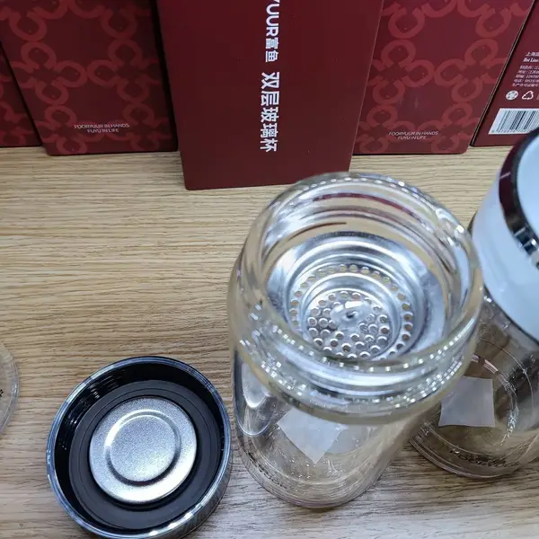 西安富鱼FOORYUUR双层玻璃杯 印字做字