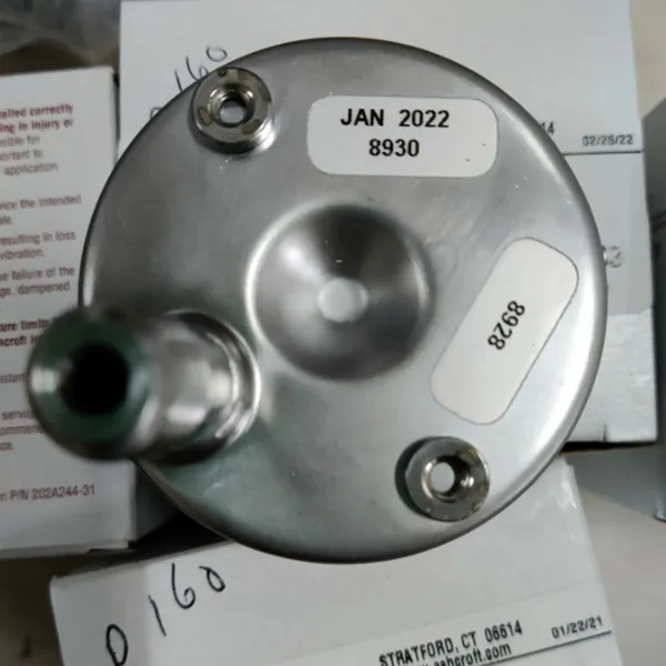 优势供应 ASHCROFT 压力表 63-1008SL-02B-XUC-0/200 psi/KPA