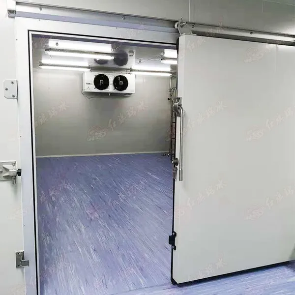 天津红旗JH新型冷库平移门 手动彩钢冷库门