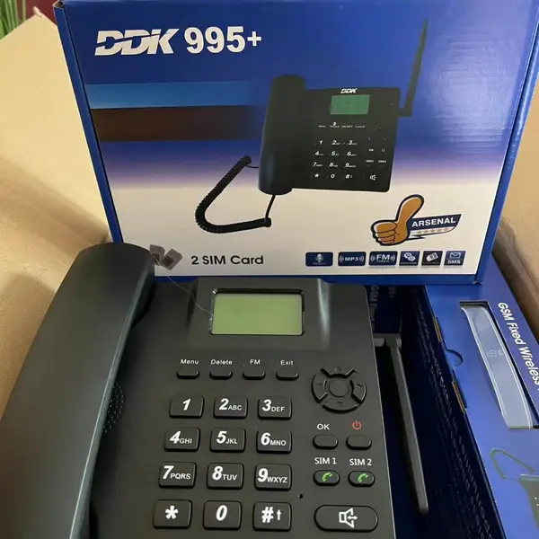 厂家 双卡双待GSM英文无线固话DDK 995+供出口