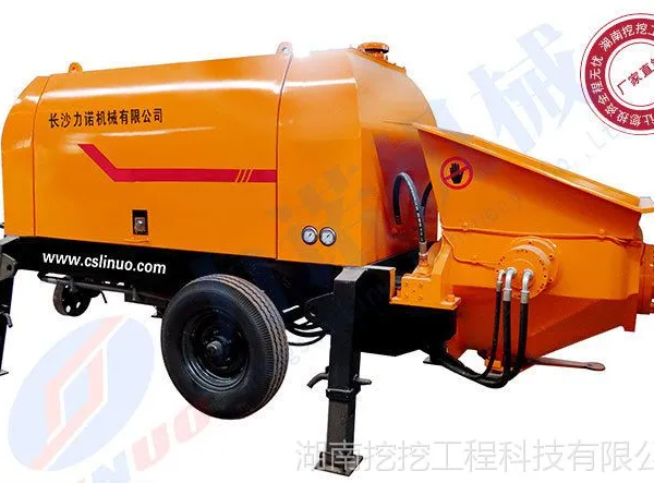 细石混凝土输送泵 HBT401037电机版小型混凝土输送泵