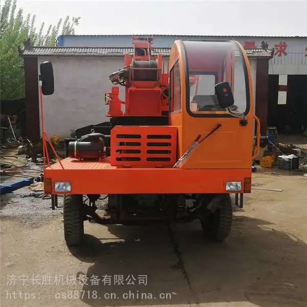 四不像自制液压中小型吊车 四轮6吨伸缩悬臂吊车