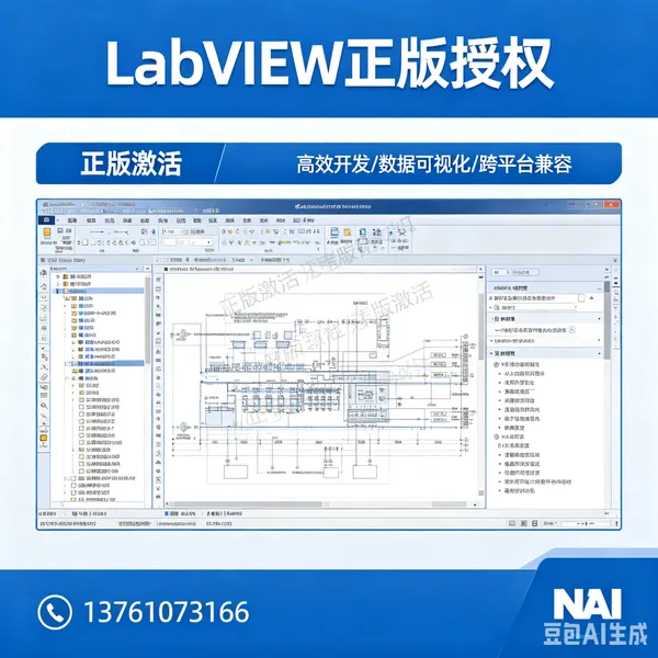 NI图形化编程LabVIEW测试测量开发环境虚拟仪器开发软件跨平台部署RT/FPGA