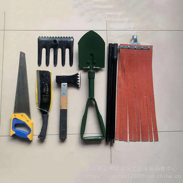 扑火救火组合工具8件套森林消防组合工具户外装备土木工程包8件套威固
