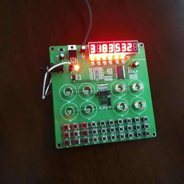 8触摸按键70段位LED数码管显示驱动IC TM1648A