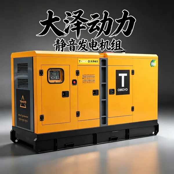 柴油发电机300千瓦应急大泽动力24小时连续运行野外作业