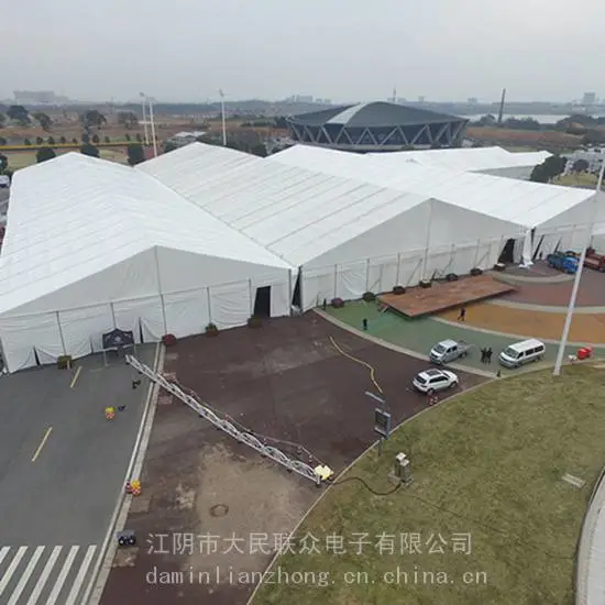 临时户外展览桁架棚 定制车展展会棚 安全稳固搭建方便