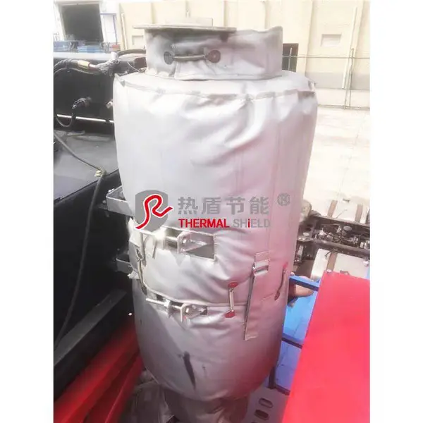 耐高温消声器隔热套 发动机排气管消声器隔热套 淄博热盾 厂家定制
