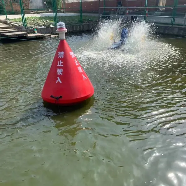 航道安全航标不怕进水 聚乙烯浮标内部填充发泡 串联式航海