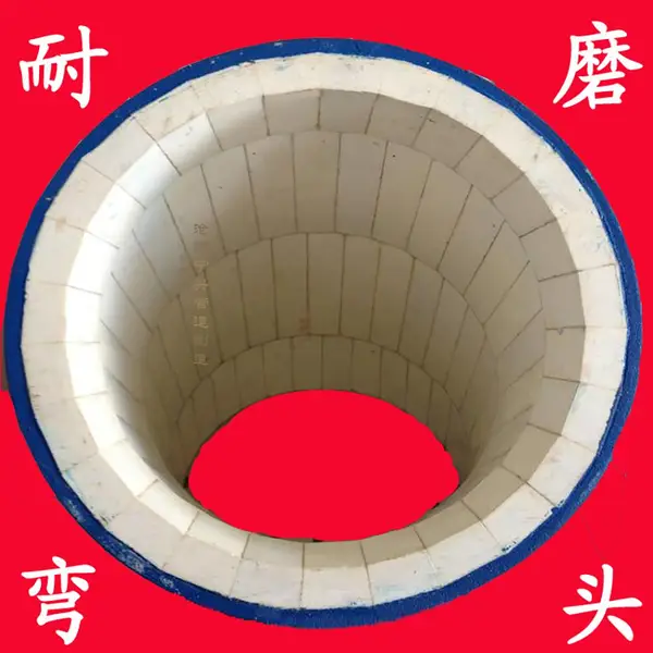 焊接陶瓷耐磨管道弯头 用于发电厂炼钢厂洗选煤尾矿输送
