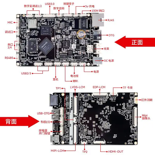 F36主板/安卓主板/RK3566/安卓11/AI人脸主板