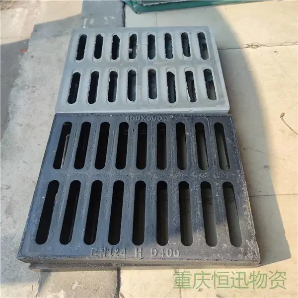泸州铸铁水篦子厂家 可过车盖板 匝道雨水排放 400x600x40 E600 耐车辆反复碾压