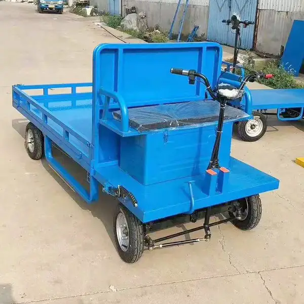 欧拓机械 小型电动平板独轮车 电动建筑工具车 农用小搬运车