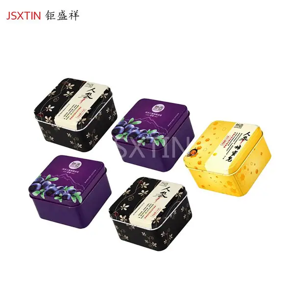 护肤品铁盒 礼品化妆品马口铁制小铁盒