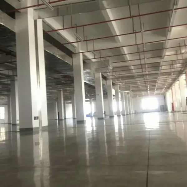 大朗-黄江工厂旧地面翻新=厂房固化剂地坪施工