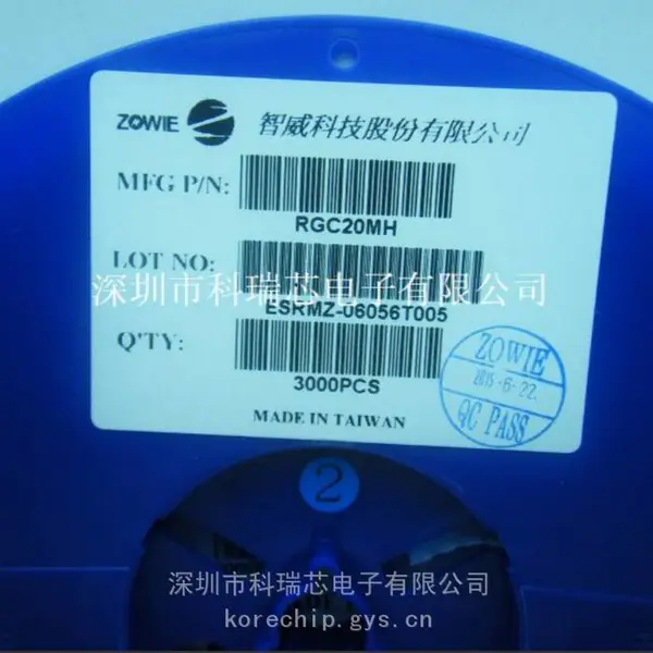 RGC20GH ZOWIE���� 2A400V��ָ������� ��Ȩ�����̹�Ӧ
