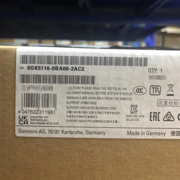 6GK5208-0BA00-2AC2西门子SCALANCE XC208可管理层面2IE交换机