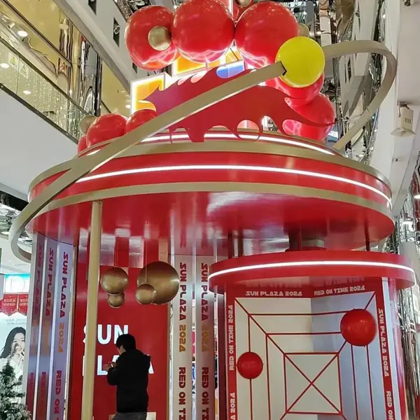 广州展览美陈制作 商场美陈道具制作 美陈制作厂家