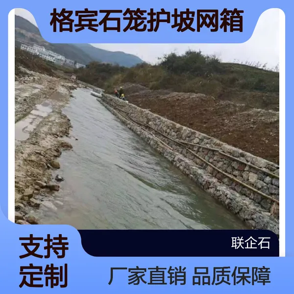 雷诺护垫 石笼网 5x10cm 生态护岸 绿化 镀锌丝 抗冲刷 联企网业