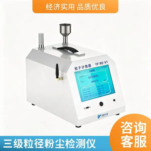 手提款粒子计数器 高精度 0.3μm 0.5μm 1.0μm 三级可选