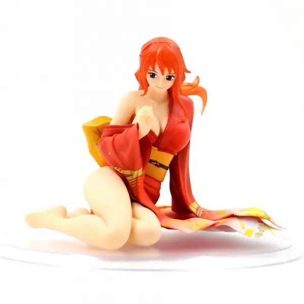 厂家直销专业生产 航海王海贼王坐姿和服娜美动漫手办塑胶PVC OEM