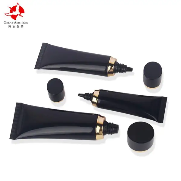 50g防晒扁管 黑色软管 化妆品软管来稿定制加工化妆品各类软管
