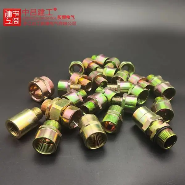 防爆接头软管补芯五金配件堵头密封镀锌管件碳钢不锈钢G11/2