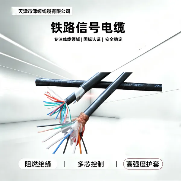 PTYA23 铁路信号电缆 钢带铠装 轨道车站信号传输线缆 国标足米 鑫津缆