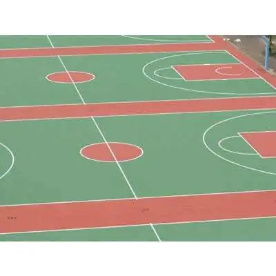 深圳惠州丙烯酸地坪漆施工_球场材料_深圳健宇体育15年以上施工经验_丙烯酸篮球场施工_运动配套工程